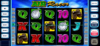 Игровой экран Air Racer — WebSlot